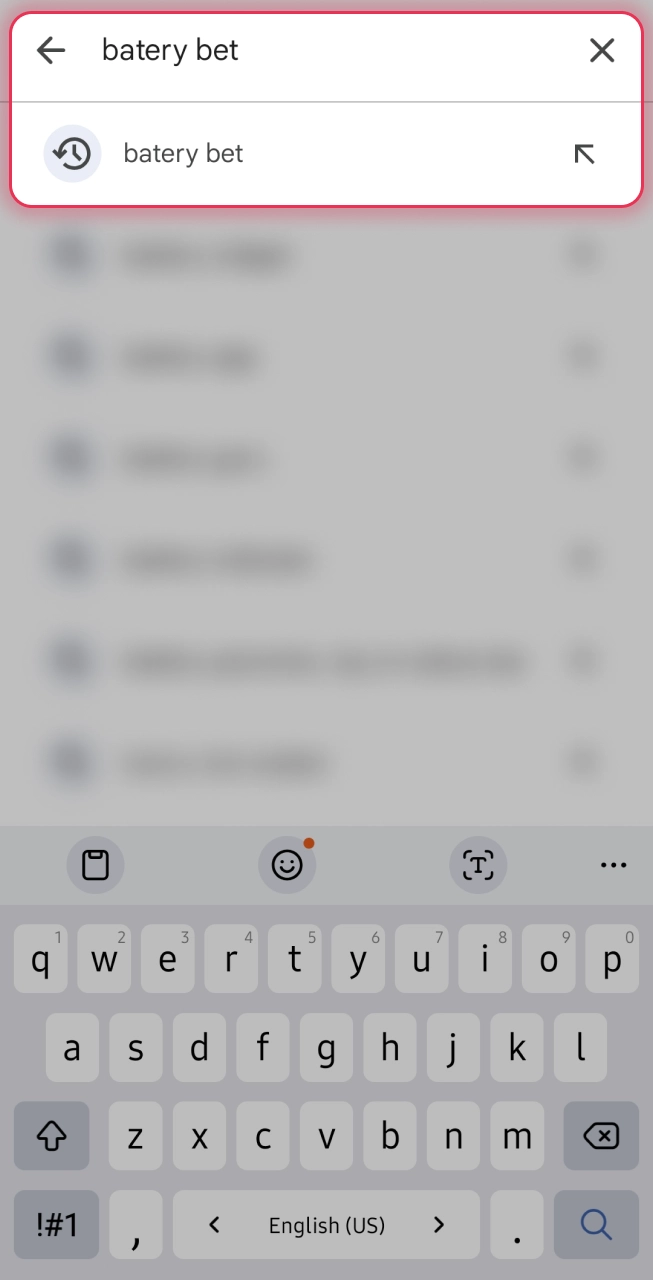 Search for the Batery Bet software on official Play Store.