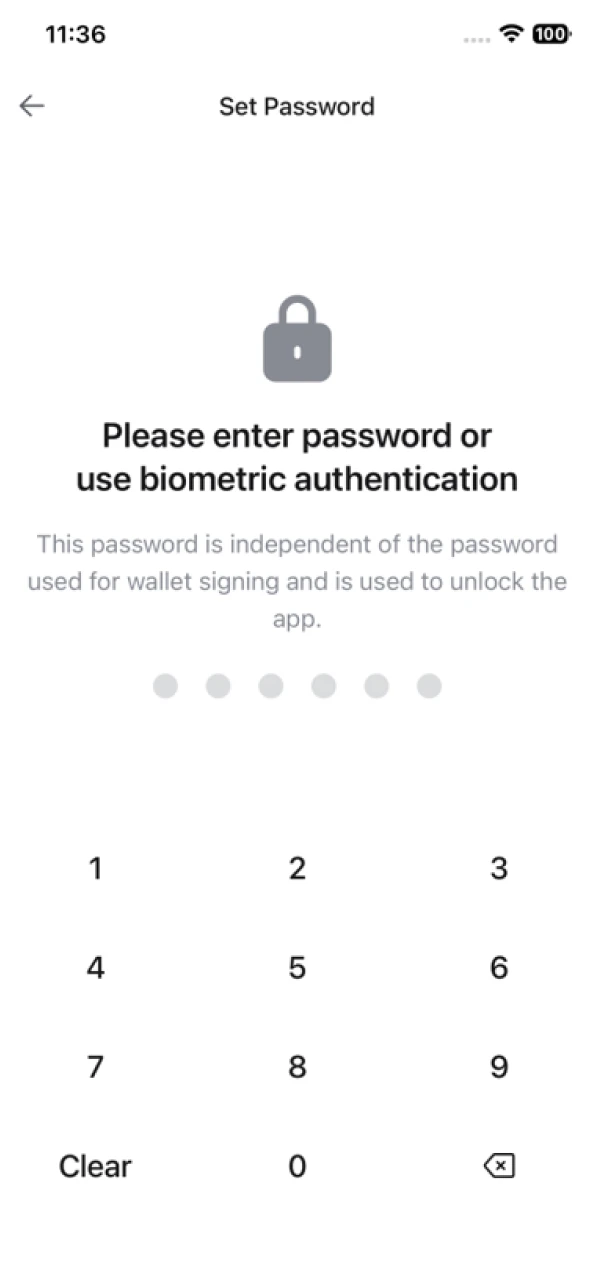 Set a PIN or biometrics for faster access to your Batery App.