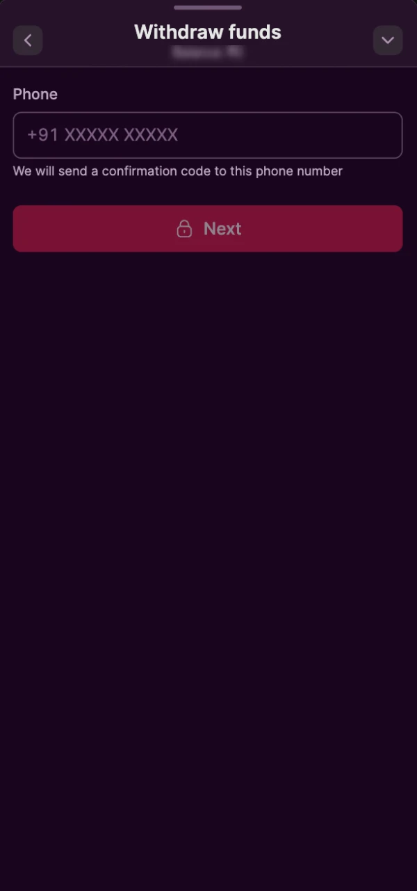 Complete verification if asked during your official Batery withdraw.