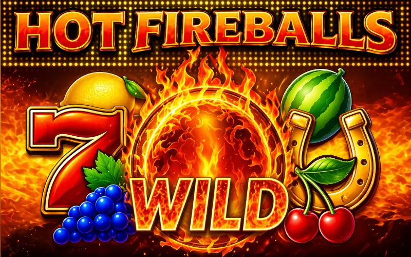 Experience the heat of the Hot Fireballs slot featuring flaming multipliers and rapid gameplay.